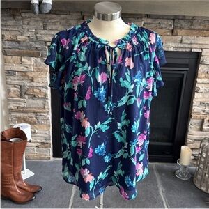 Fortune + Ivy Crystal Relaxed Blouse